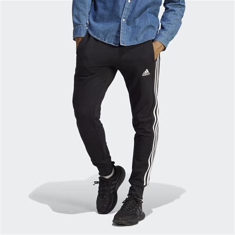 adidas essential 3 s hose kurz herren|Essentials French Terry Tapered Cuff 3.